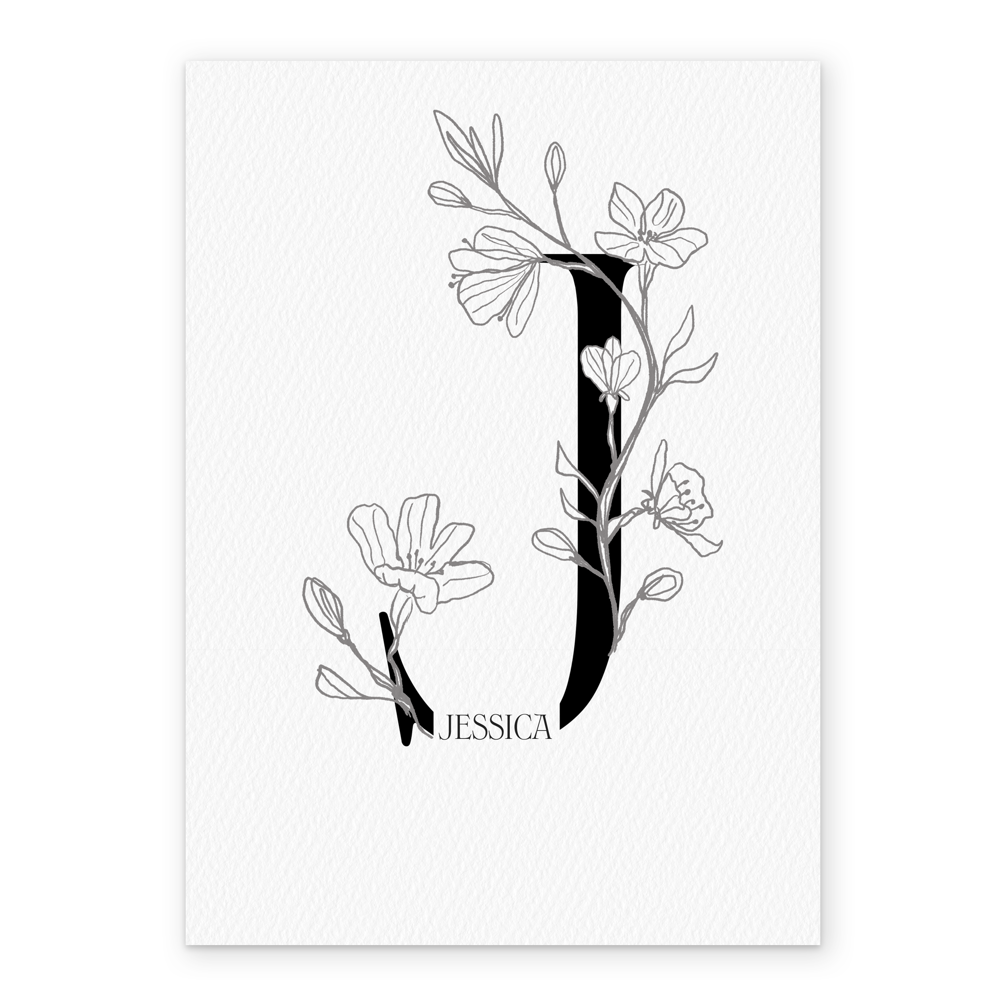 Illustrated Letter J Birthday Card Personalised Cards Hallmark UK