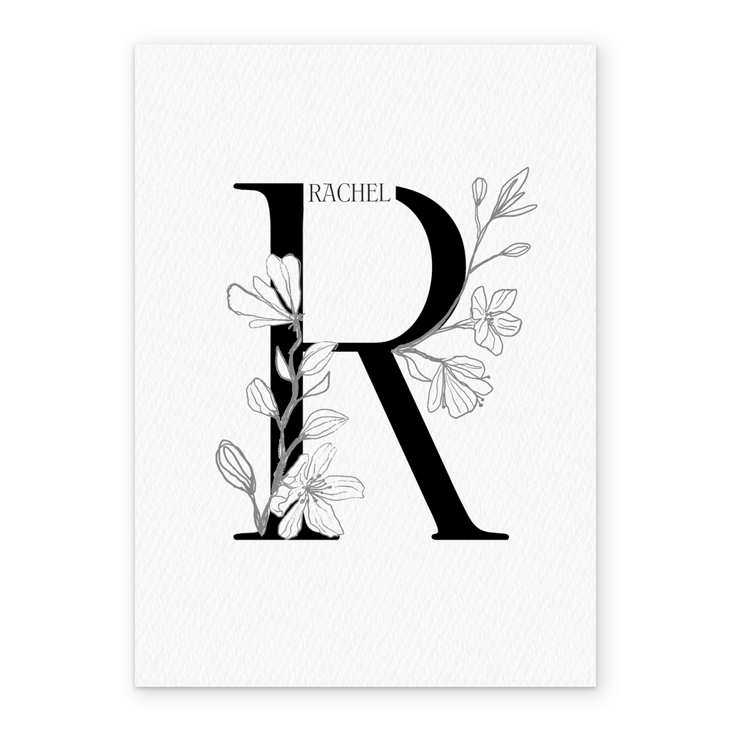 Illustrated Letter R Birthday Card| Personalised Cards | Hallmark UK