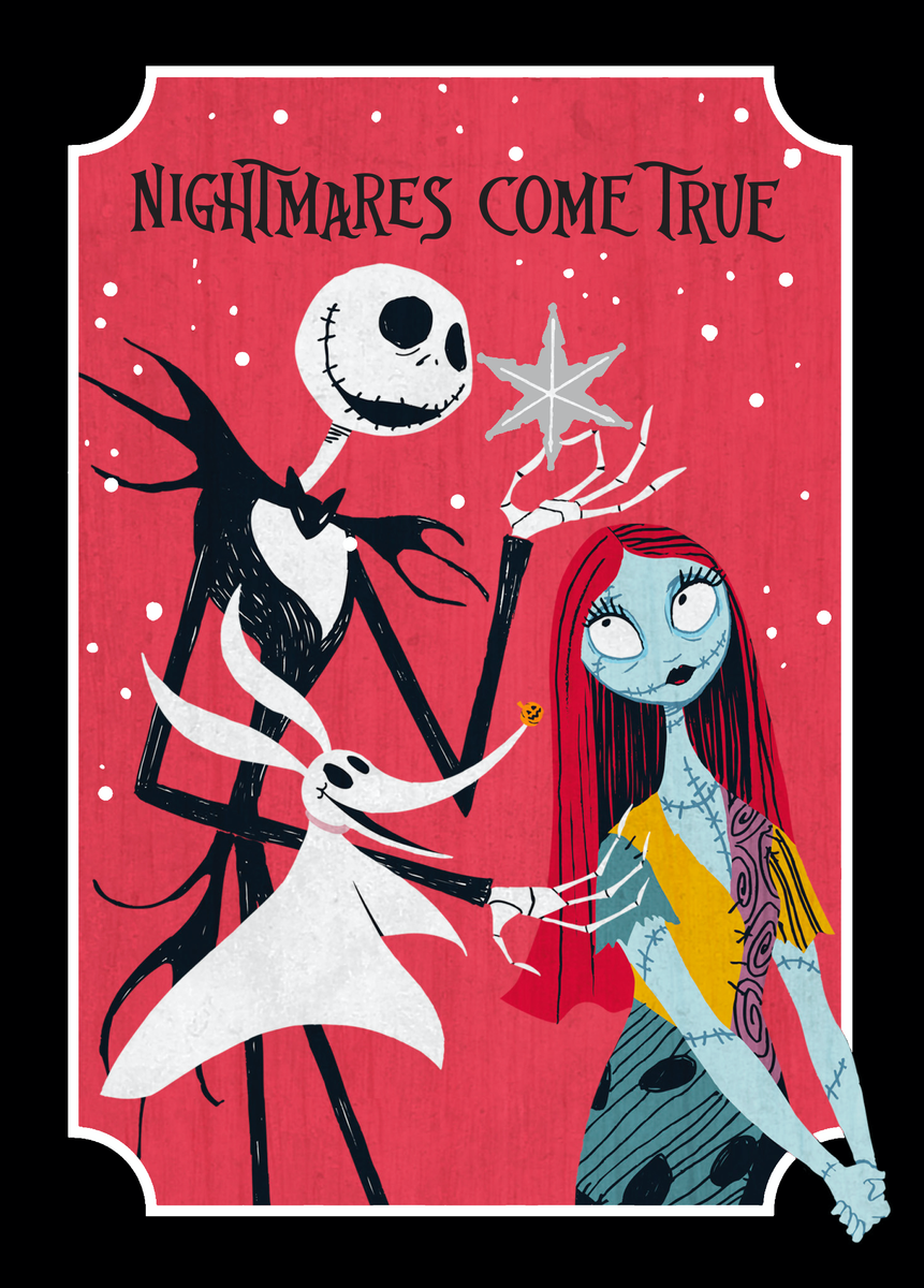 Personalised Disney Nightmare Before Christmas Jack &amp; Sally Card – Hallmark