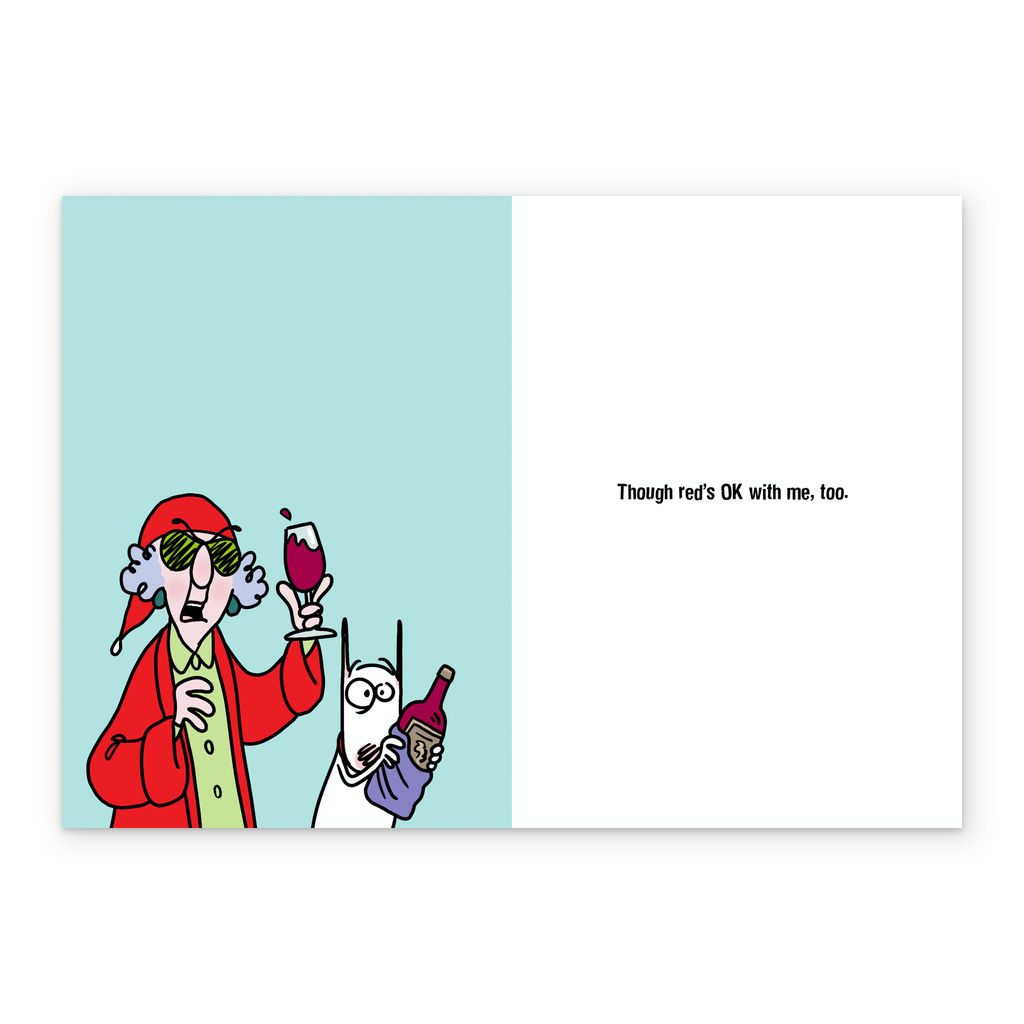 Hallmark Cartoon Personalised Funny Christmas Shoebox Maxine Cartoon Card – Hallmark