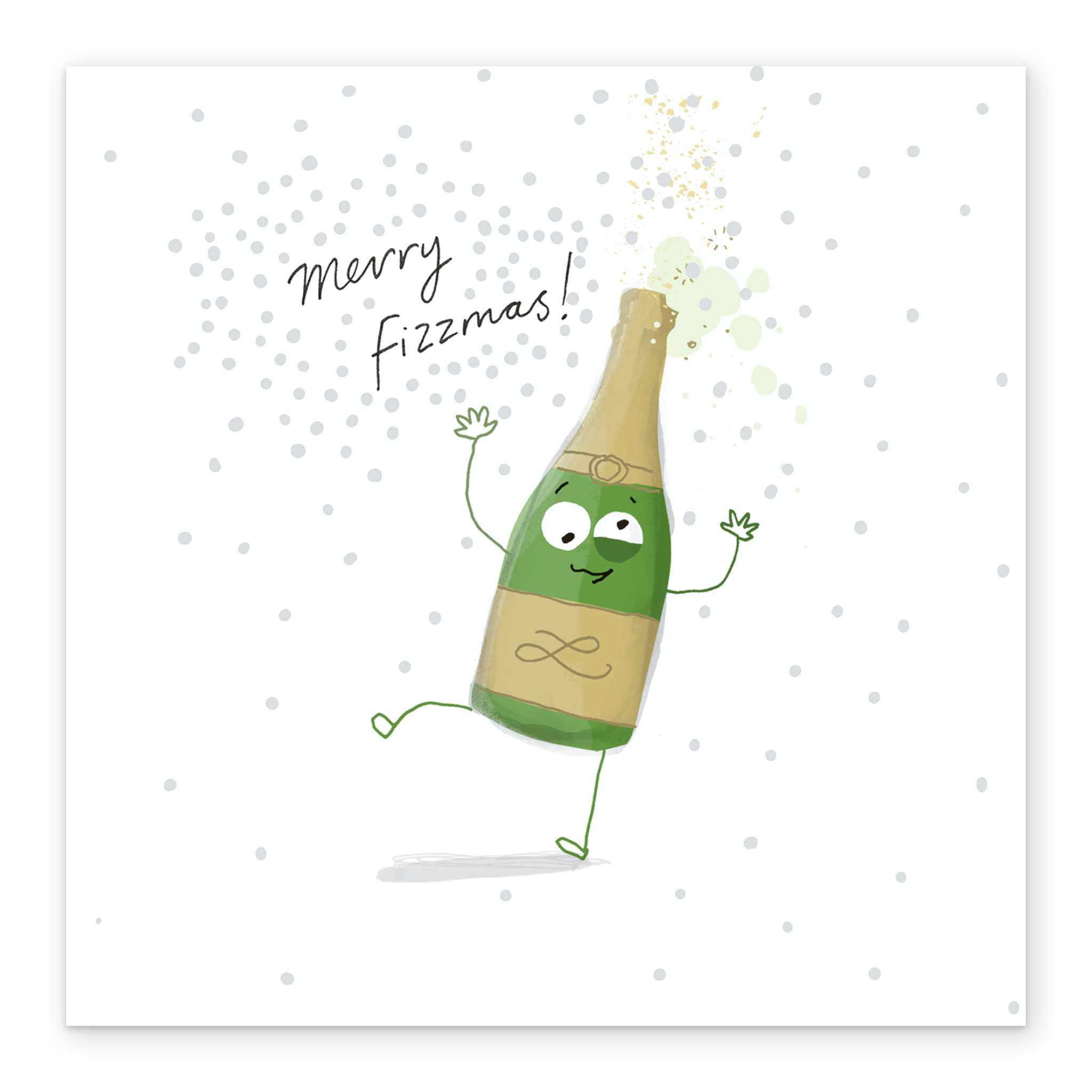 Message In A Bottle Village Xmas Tree Pop Up Christmas Card By Alljoy Cards XMIB086