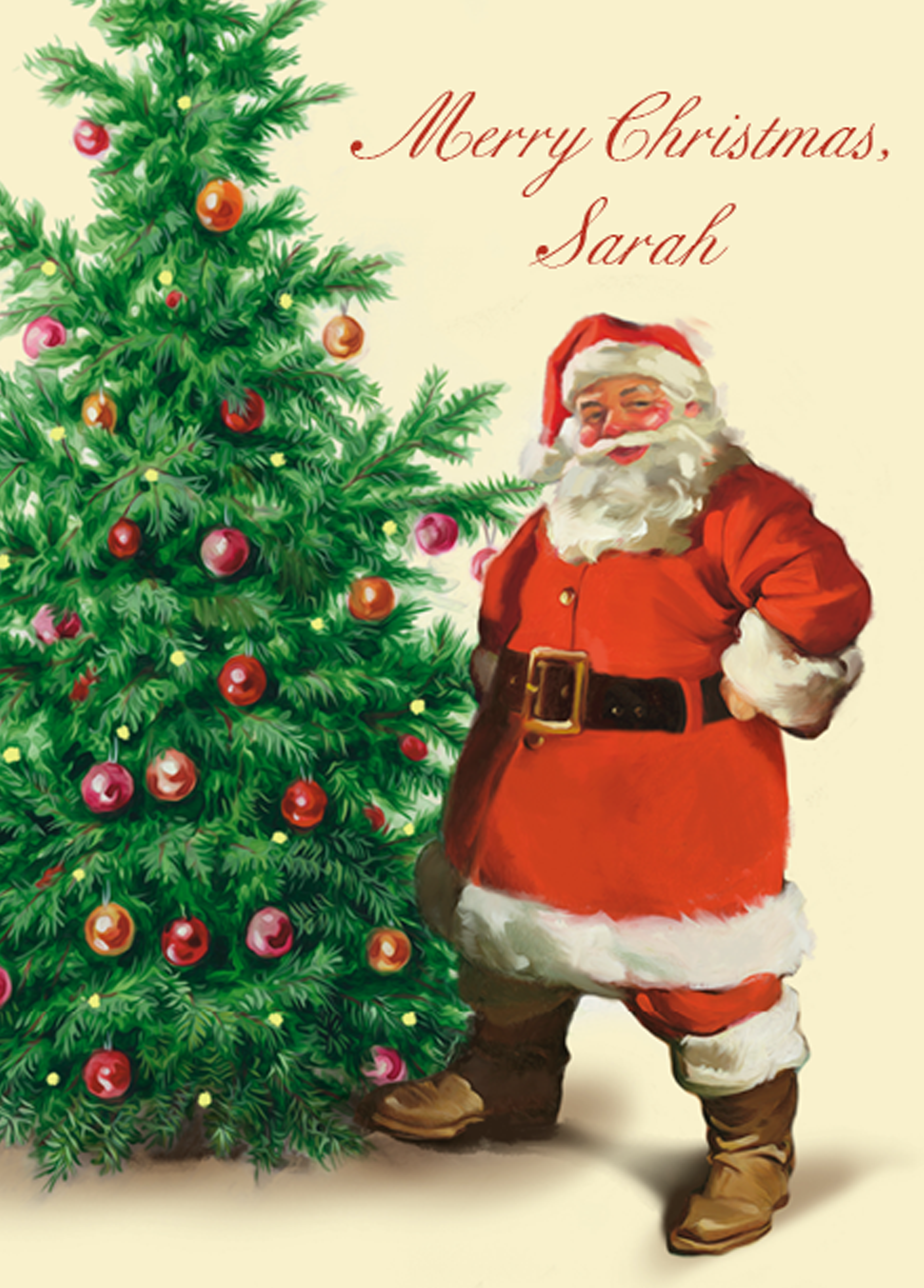 Santa christmas tree deals