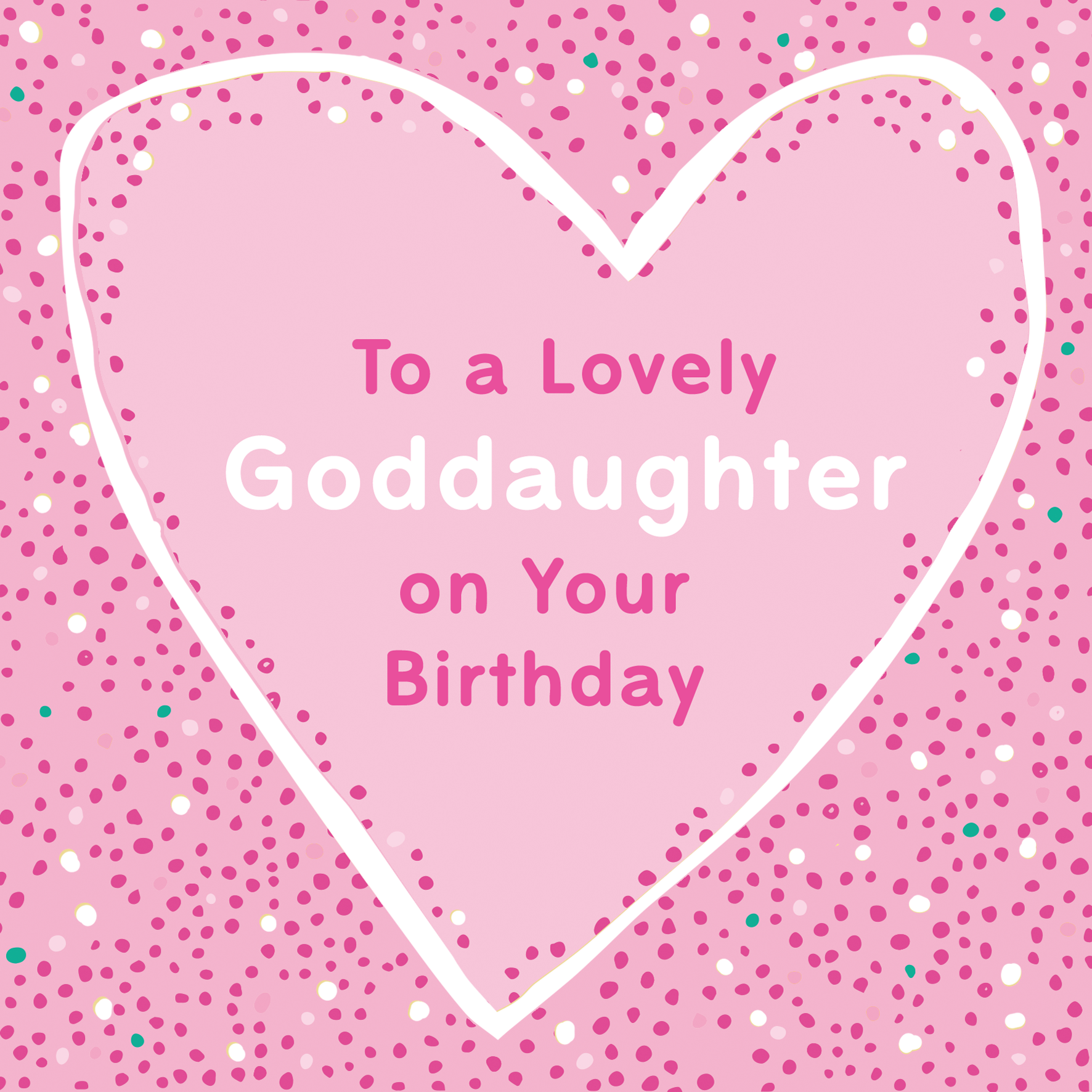 Godchild Christmas Card Valentine's Day Cards For Goddaughter ...