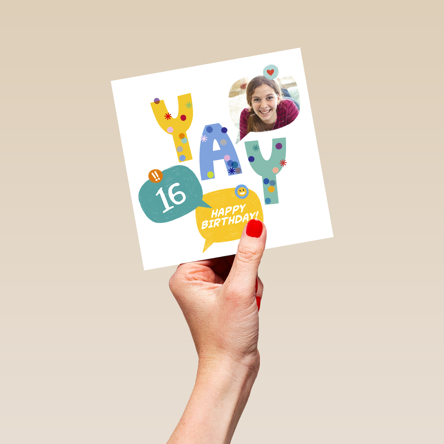 personalised-photo-upload-yay-16th-birthday-card-hallmark-uk for Free Printable 16th Birthday Cards Personalised Photo Upload YAY 16th Birthday Card | Hallmark UK for Free Printable 16th Birthday Cards
