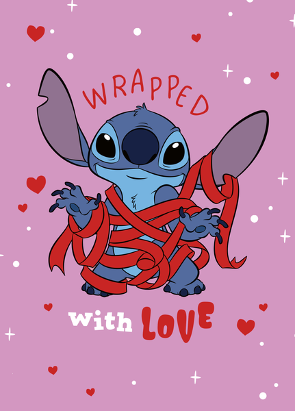 Personalised Pink Lilo & Stitch Anniversary Card | Hallmark UK