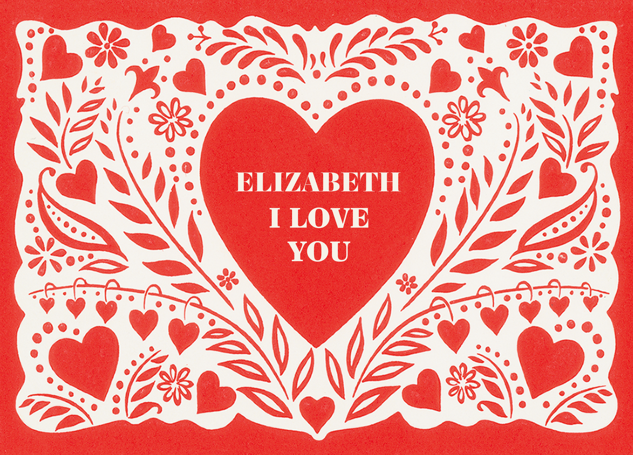 Hallmark Valentinstagskarte 'One I Love' – Mit Glitzer & 3D-Effekten