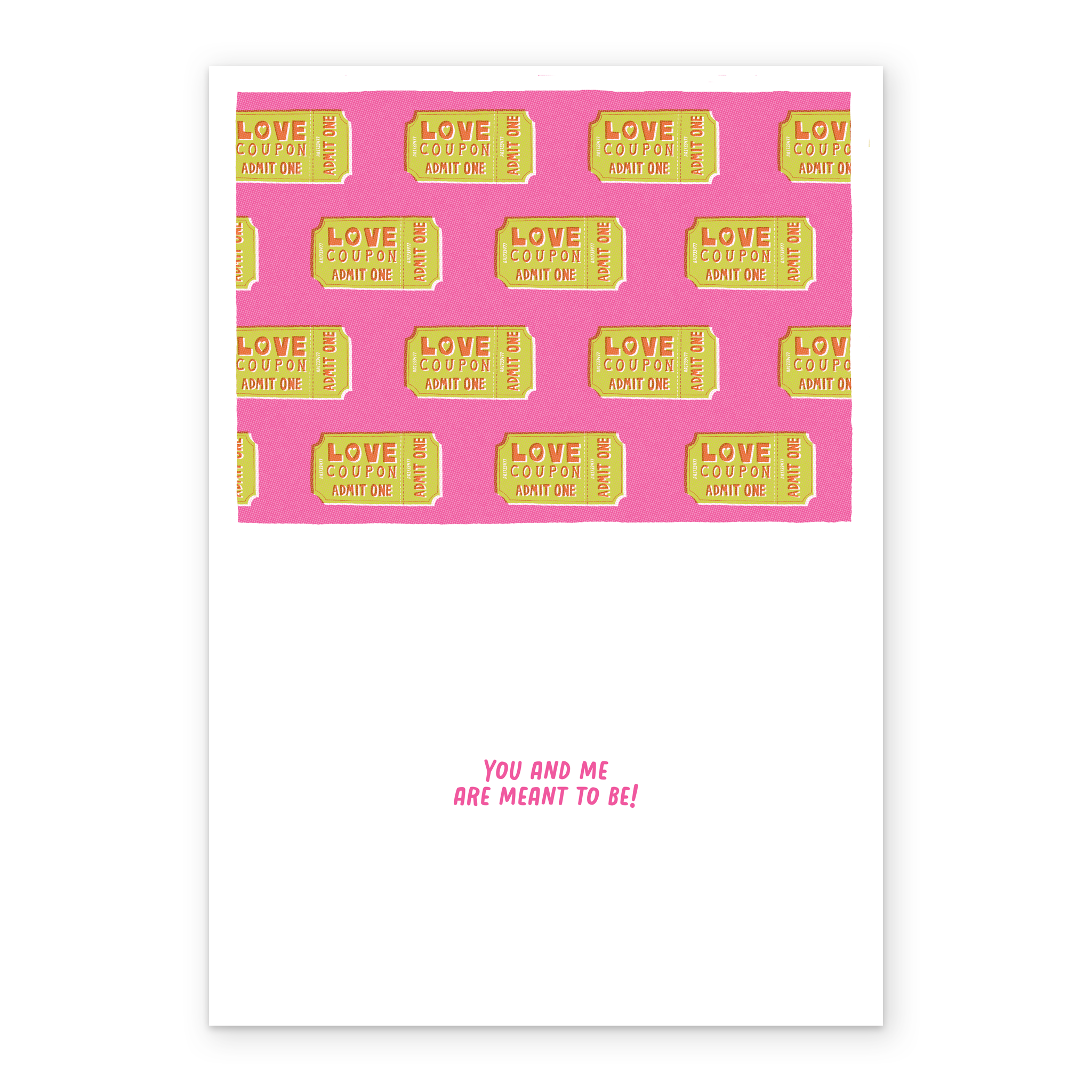 Personalised Editable Love Coupon Anniversary Card Hallmark UK
