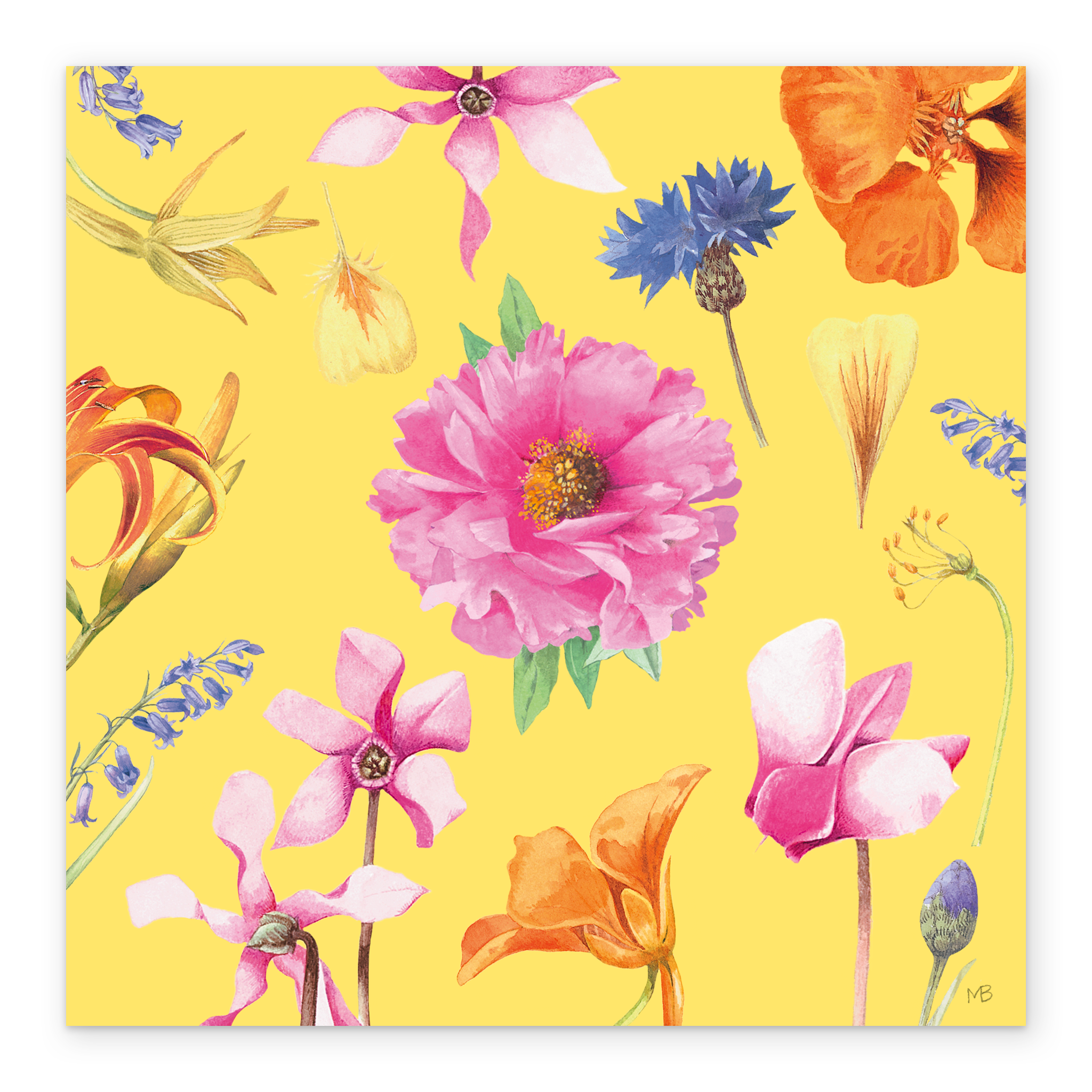 Hallmark Background Spring Personalised Spring Wildflowers Easter Card | Hallmark