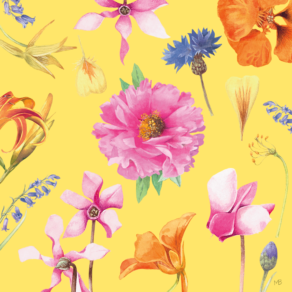 Personalised Spring Wildflowers Easter Card | Hallmark