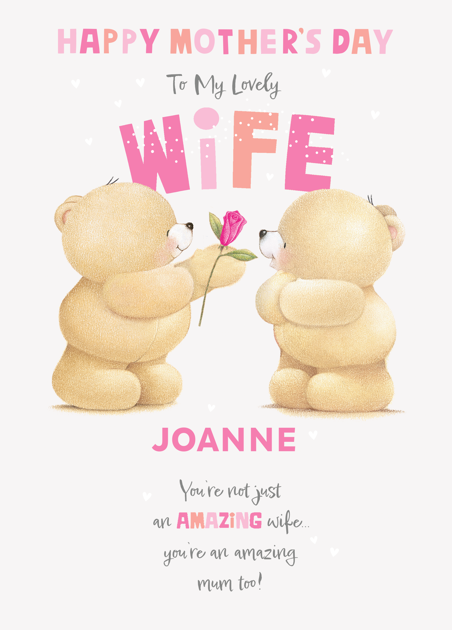 Happy Mother's Day Wife Mother's Day Card For Wife From Husband