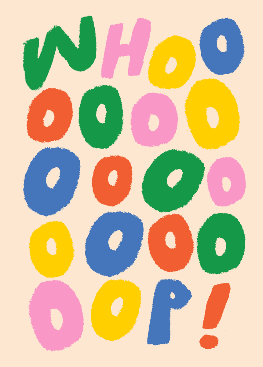 Personalised 'Whoooooooooooop!' Congratulations Card | Hallmark