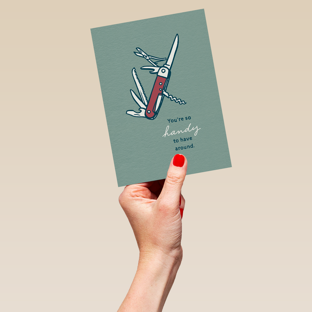 Personalised 'Handy' Multi-Tool Design Father's Day Card | Hallmark