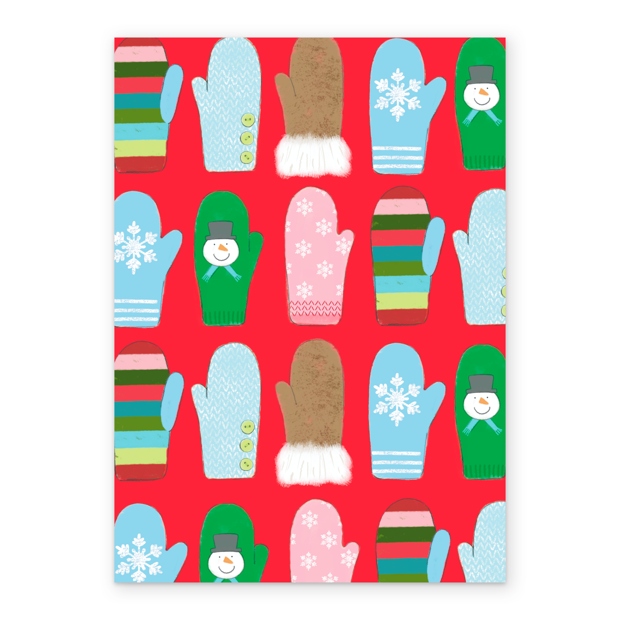 Fun Mittens Christmas Card | Personalised Cards | Hallmark UK