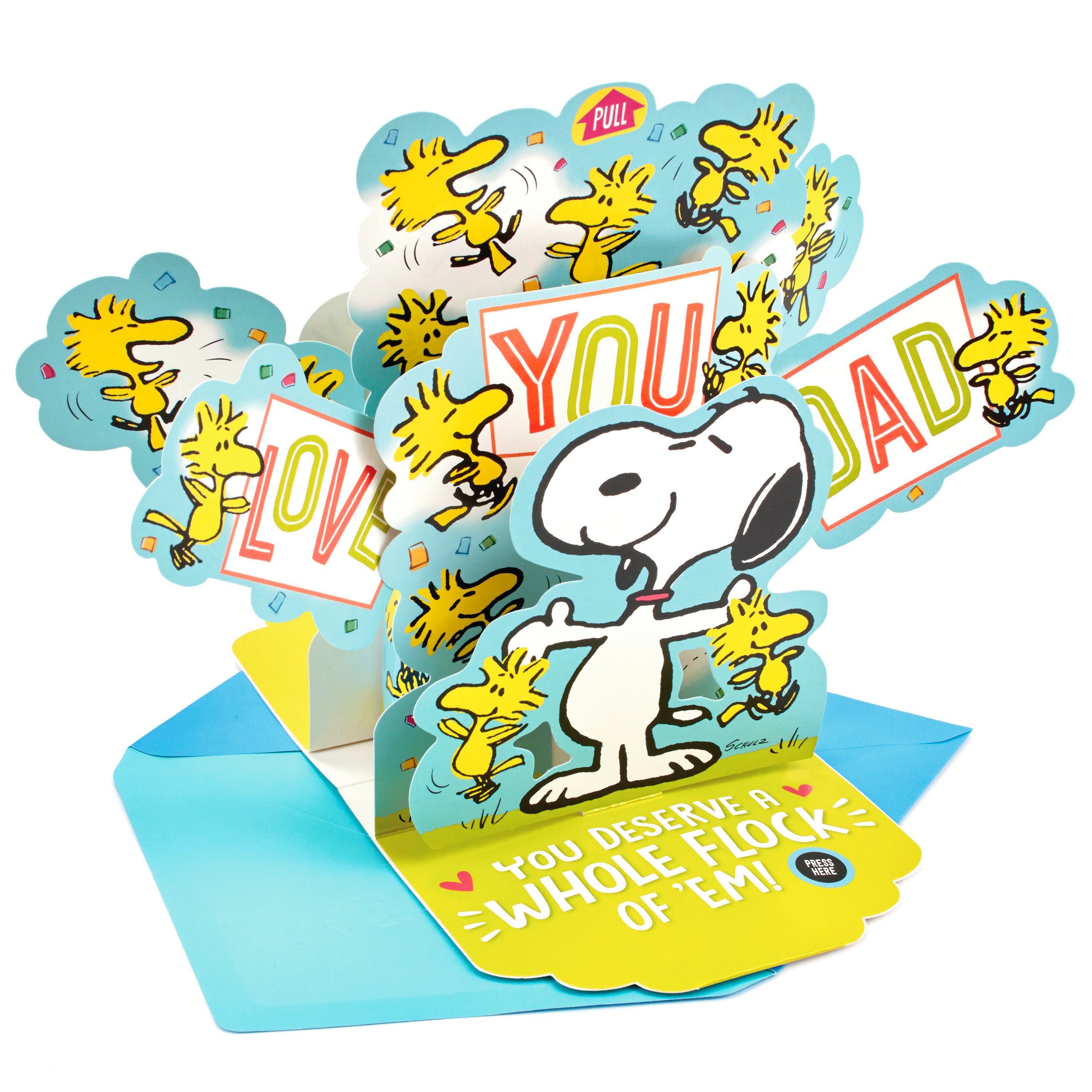 Musical, 3D & Pop Up SNOOPY Father's Day Card for Dad | Hallmark