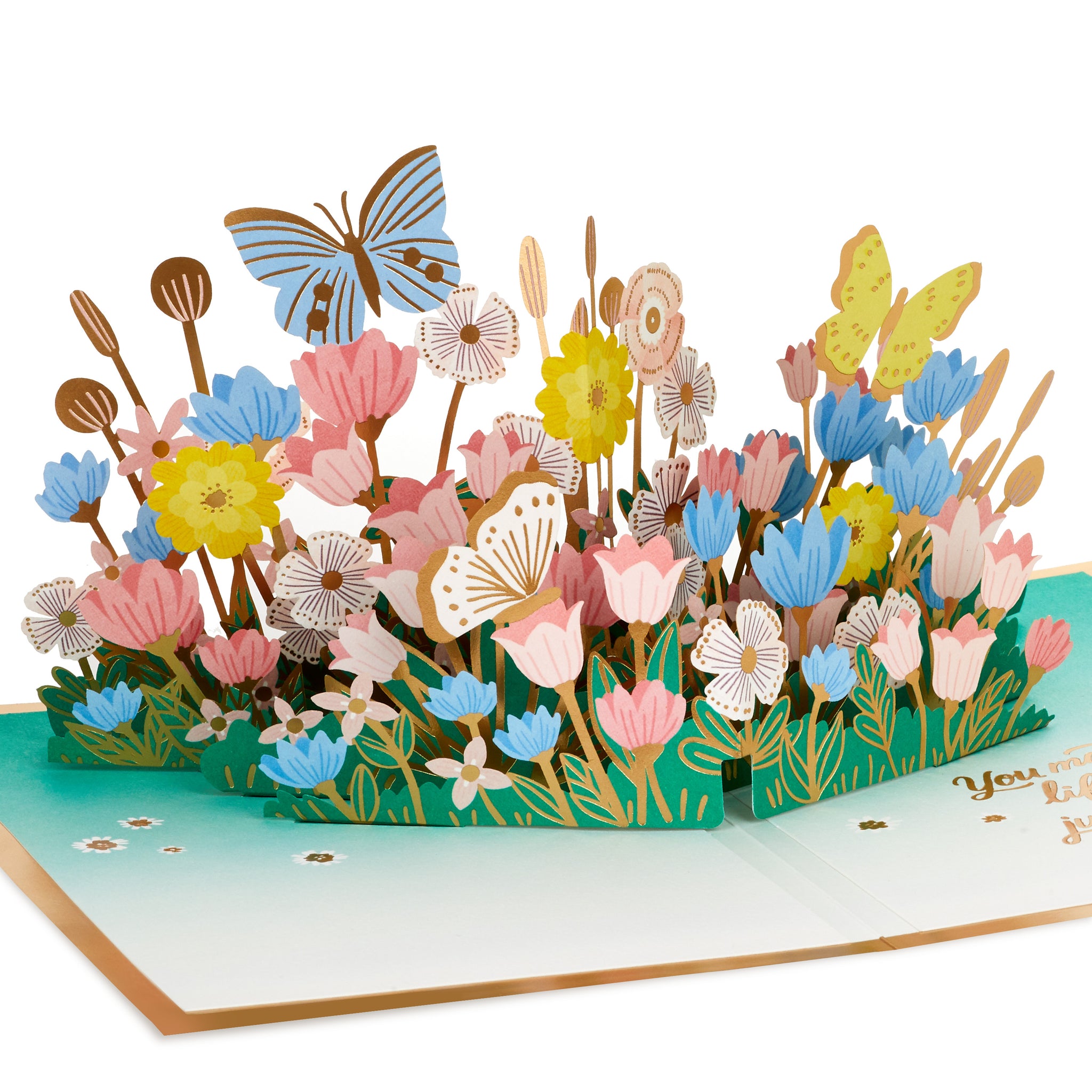 POPWOW Mothers Day Pop Up Cards, Happy Mother's Day, Hydrangeas, 3D Greeting Cards, Gift For Mom, Godmother, Stepmom, Sister, Grandma, Mother In Law, Wife, 5x7 - Includes Envelope And Message Note
