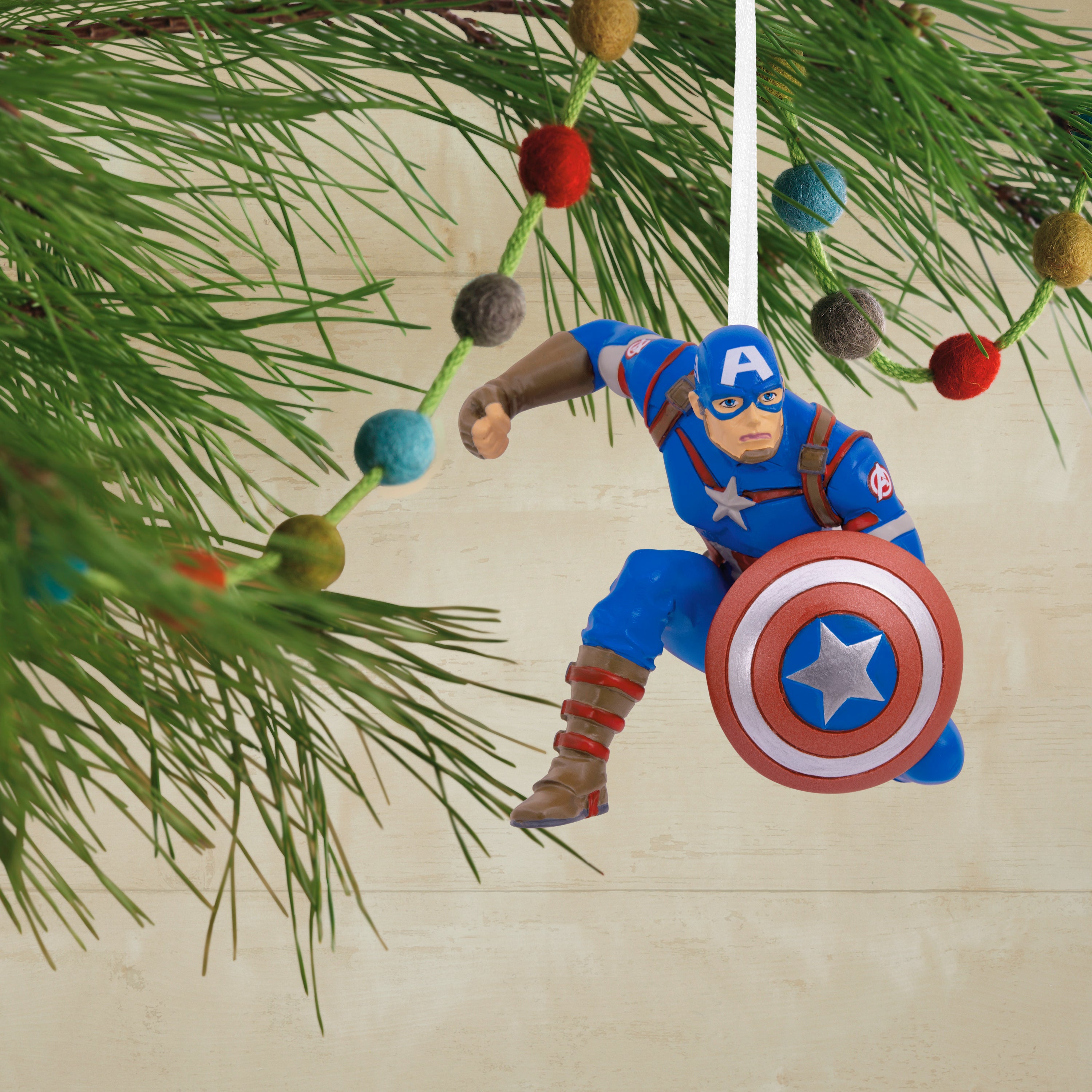 MARVEL Avengers Captain America Ornament | Disney | Hallmark UK