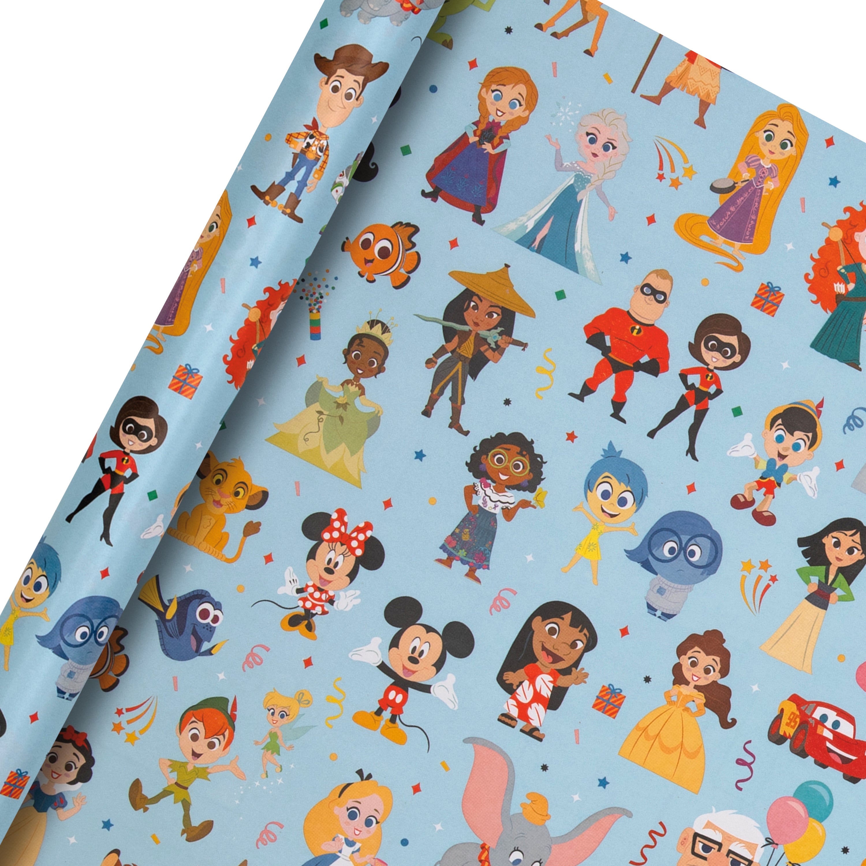 2M Any Occasion Wrapping Paper Roll - Blue Disney 100 Design with Char –  Hallmark