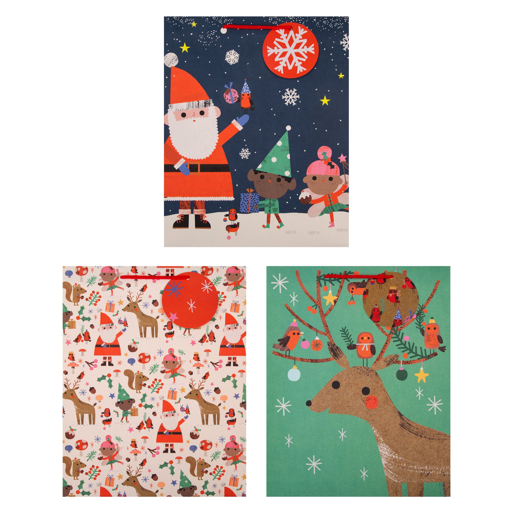 UK Greetings 6 Gift Bags & Tissue Multipack For Him/Her/Friend
