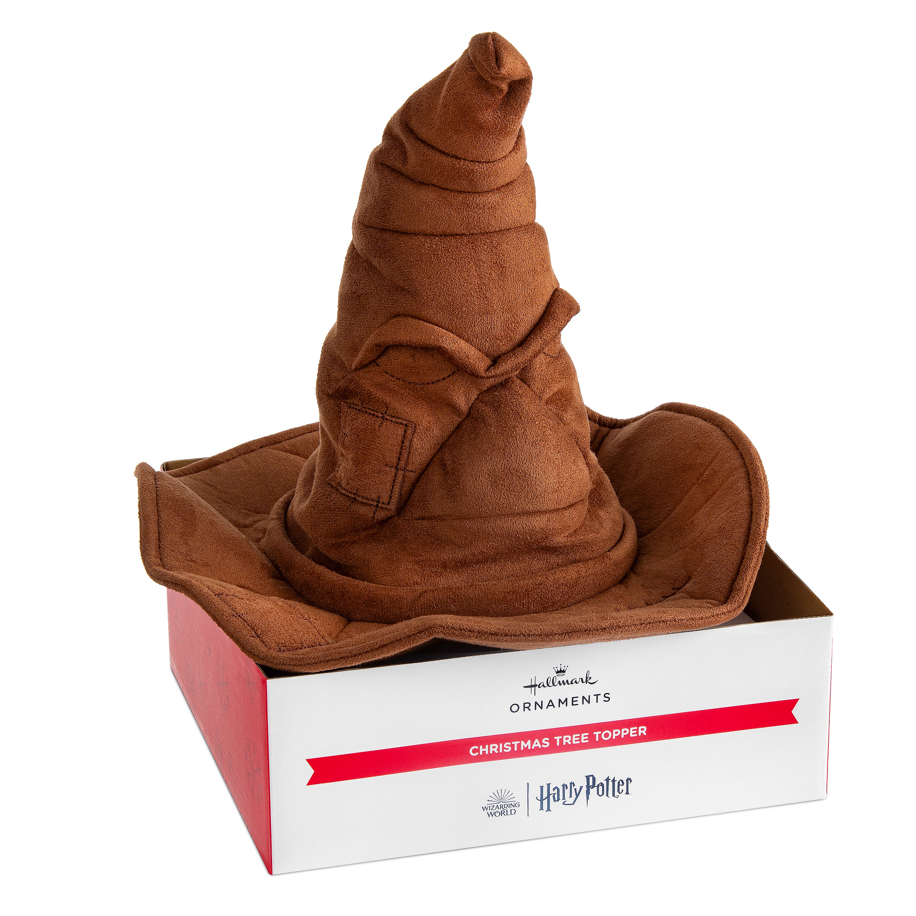 Hogwarts Sorting Hat Plush Christmas Tree Topper Hallmark UK