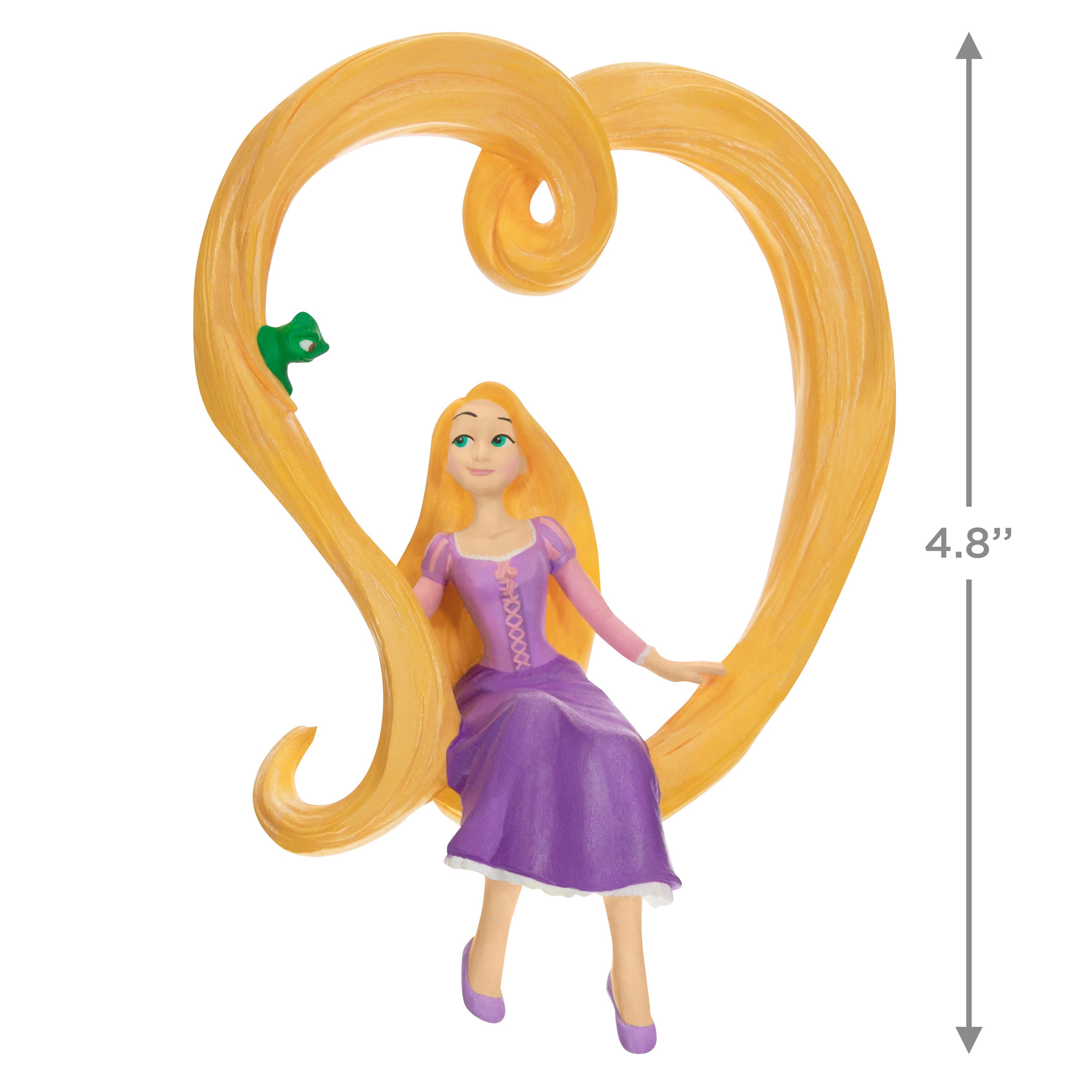 Tangled Pascal Photo Frame Tangled Rapunzel & Pascal Heart Keepsake Disney Hanging Ornament | Hallmark
