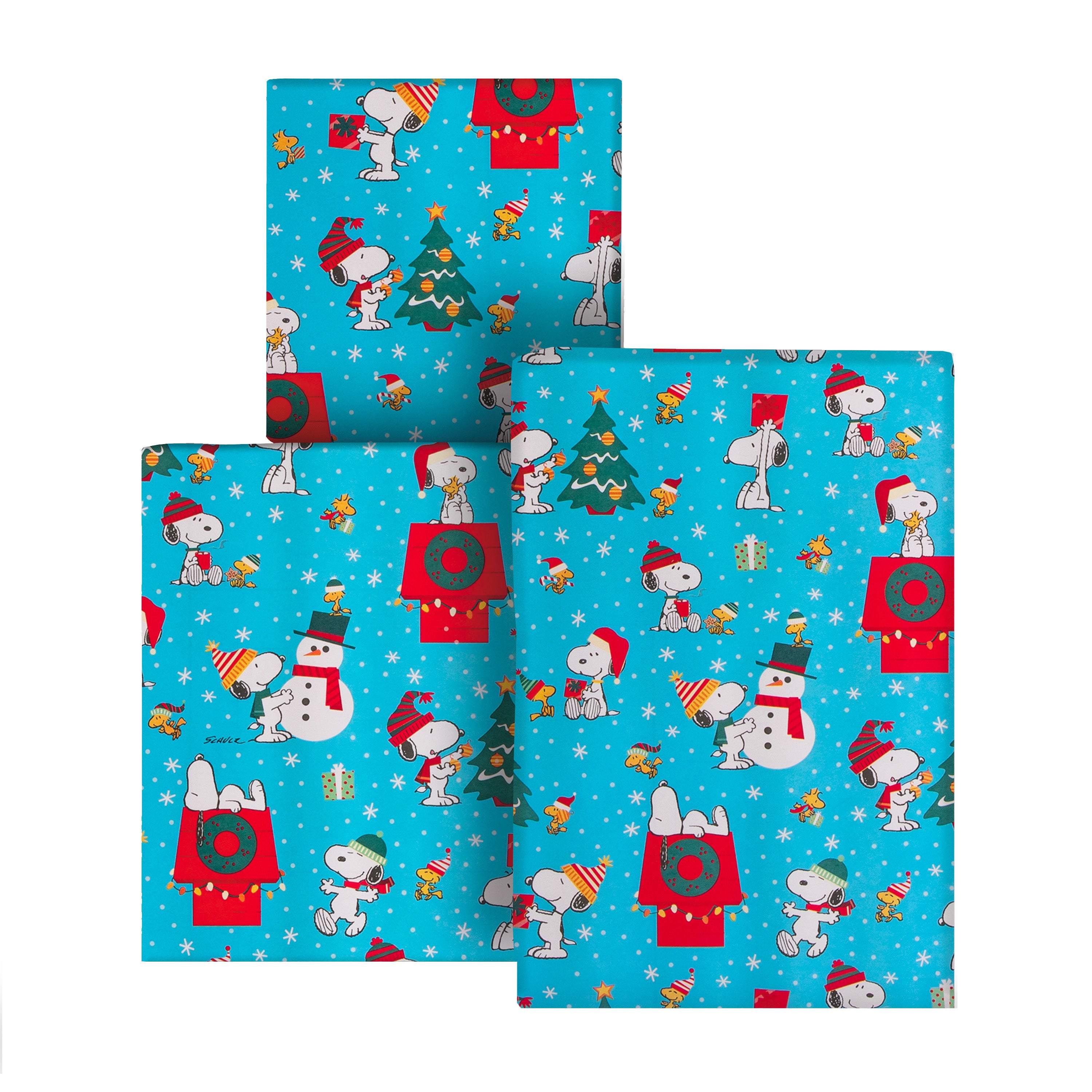 6M PEANUTS™ SNOOPY Christmas Wrapping Paper | Hallmark UK