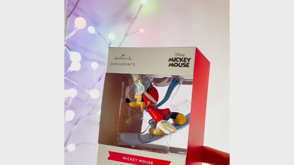 Snowboarding Mickey Mouse Ornament | Disney | Hallmark UK