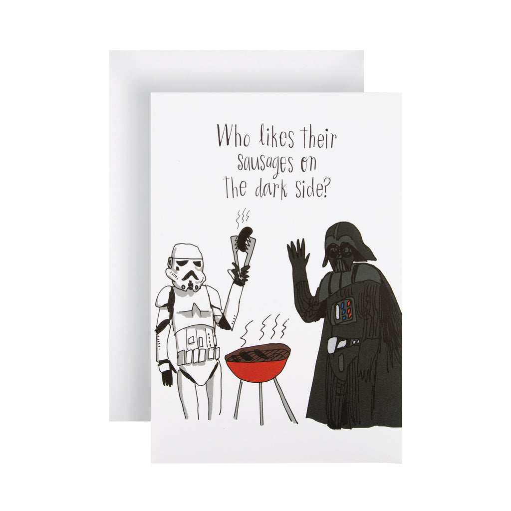 Any Occasion Humour Card - Star Wars Sausages Design
