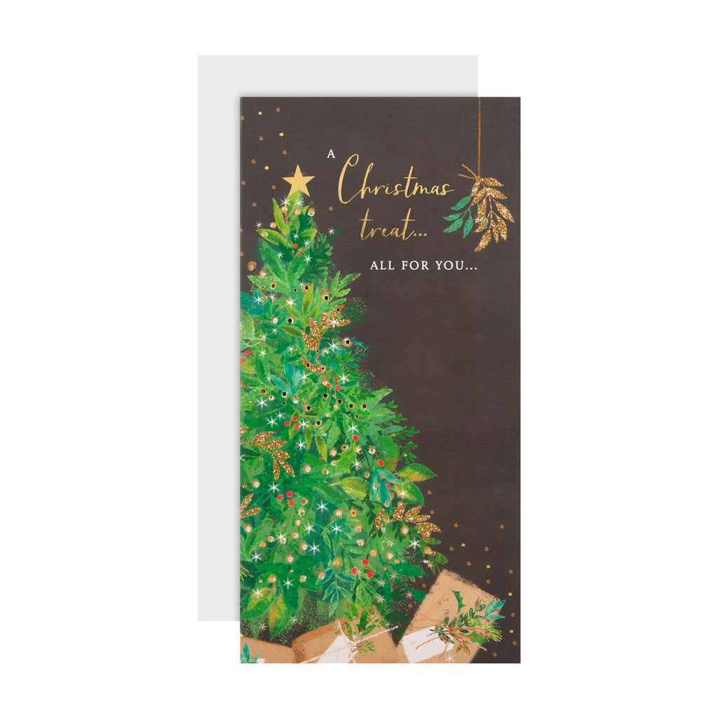 Christmas Money Wallet Pack - 2 Card in 1 Classic Seasonal Design