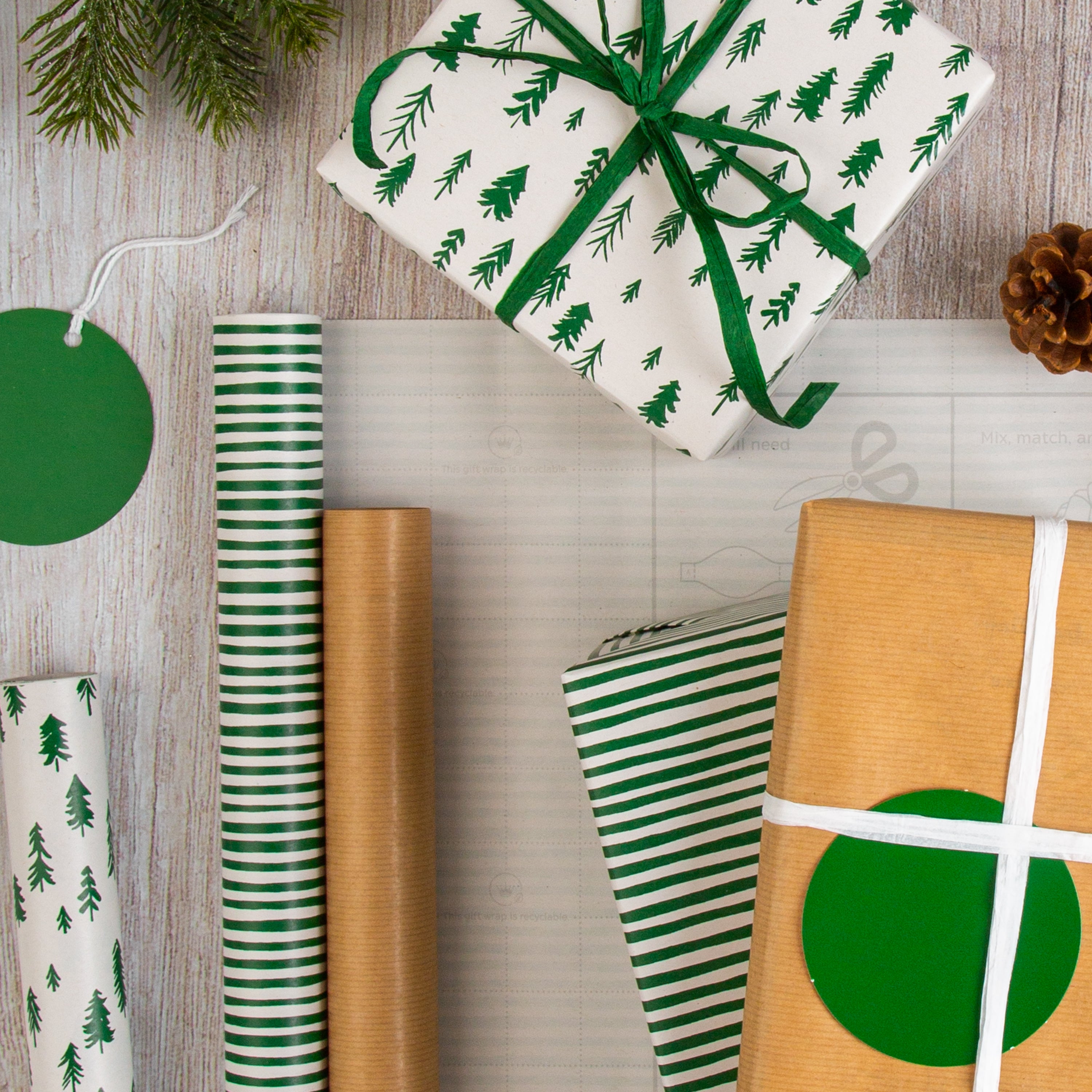 Rustic Christmas Wrapping Paper 