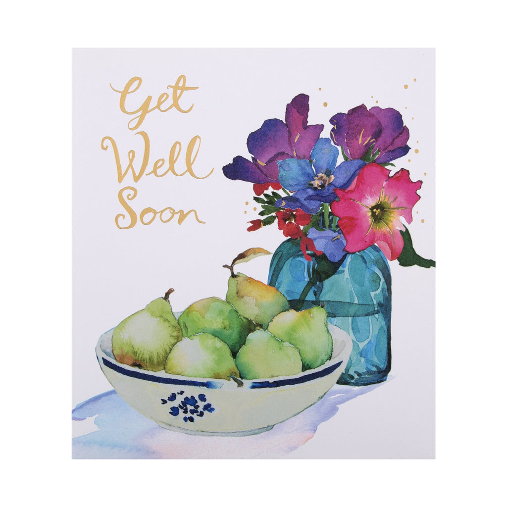 Get Well Soon Card from Hallmark - Classic Watercolour Design