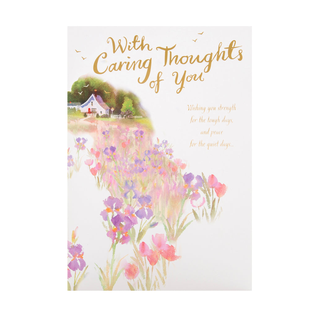 Thinking of You Card - Scenic Watercolour Design
