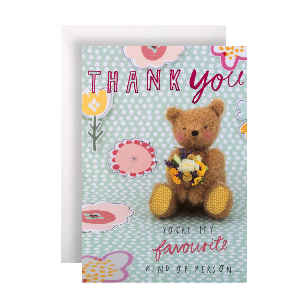 Thank You Card from Hallmark - Cute Photographic Design