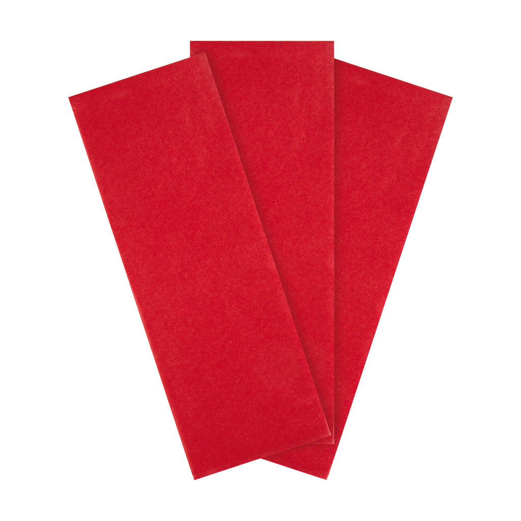 Multi-Occasion Tissue Paper Pack - 3 Sheets in Red