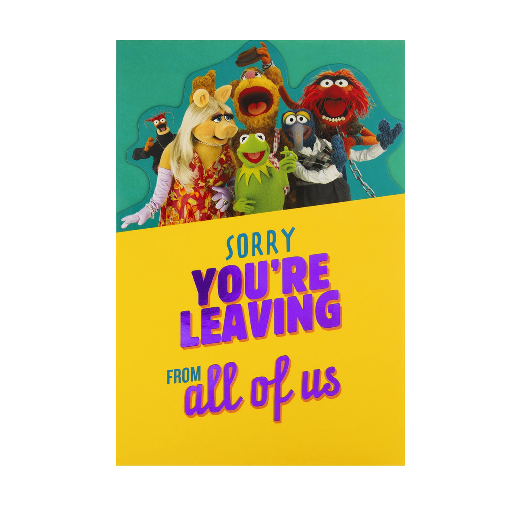 Leaving Card from All - Fun Muppets Design