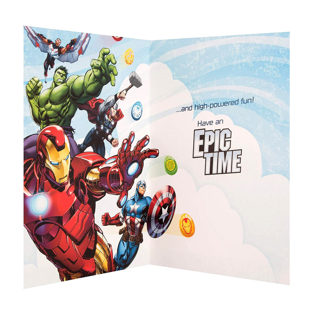 Easter Card for Grandson - Marvel Avengers Design