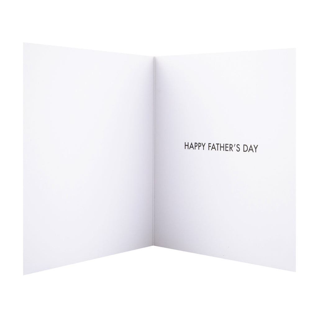 Father's Day Card for Dad - Contemporary Text Based Design
