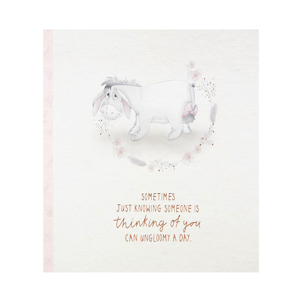Thinking of You Card - Cute Disney Winnie-the-Pooh Design