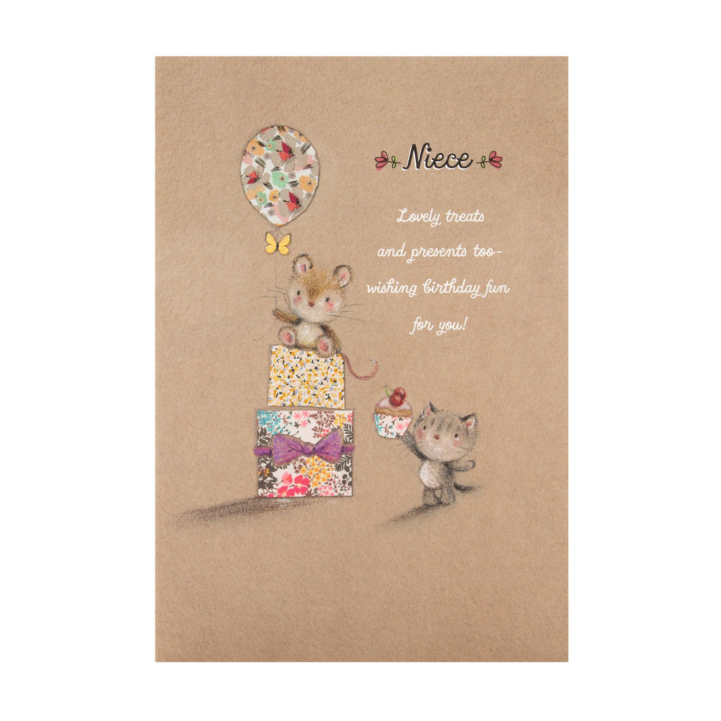 Birthday Card for Niece - Cute 'Spoonful of Love…' Design