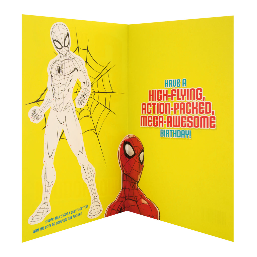 6th Birthday Card - Marvel Spider-Man Design