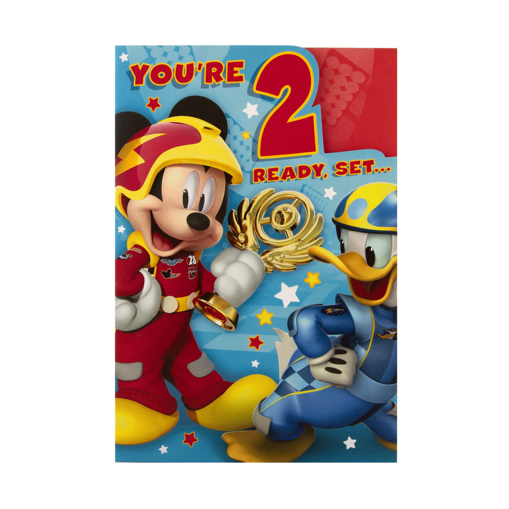 2nd Birthday Card from Hallmark - Disney Mickey Mouse Design