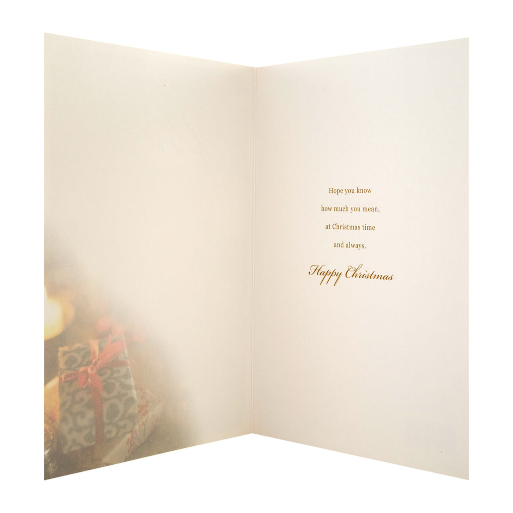 Christmas Card for Uncle - Classic Photographic Design