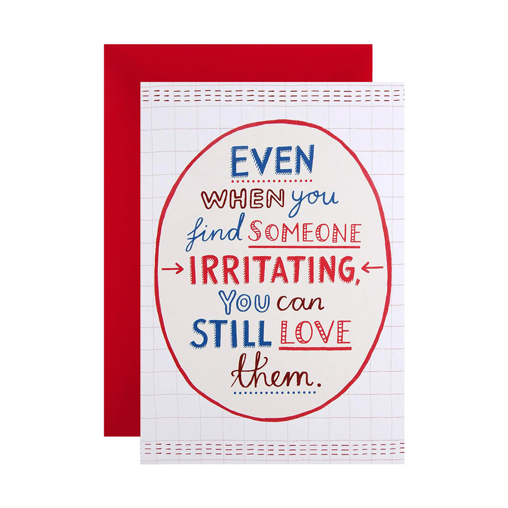 Valentine Card - Funny Text Design