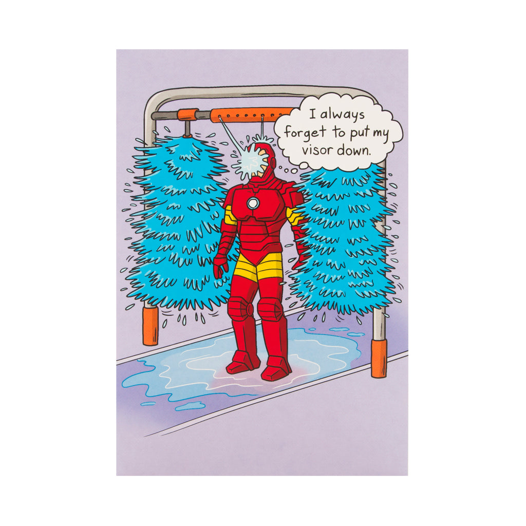 Any Occasion Card from The Hallmark Studio - Marvel Avengers Iron Man Design