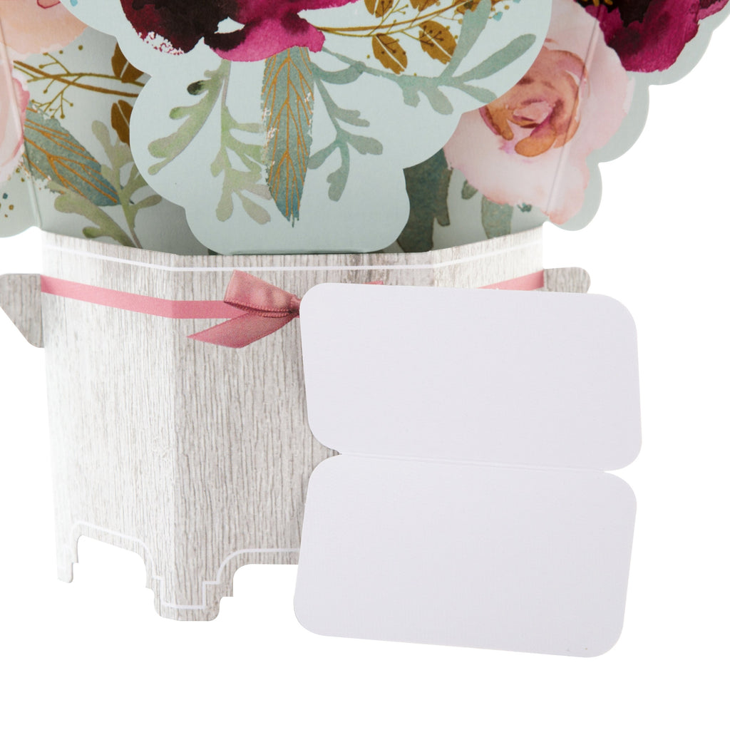Mother's Day Card for Mum - Pop-up 3D Bouquet Design