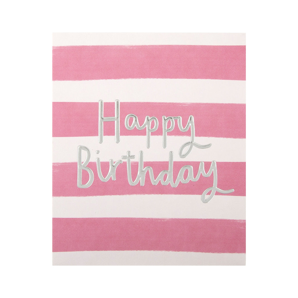 General Pink & White Birthday Card | Hallmark UK