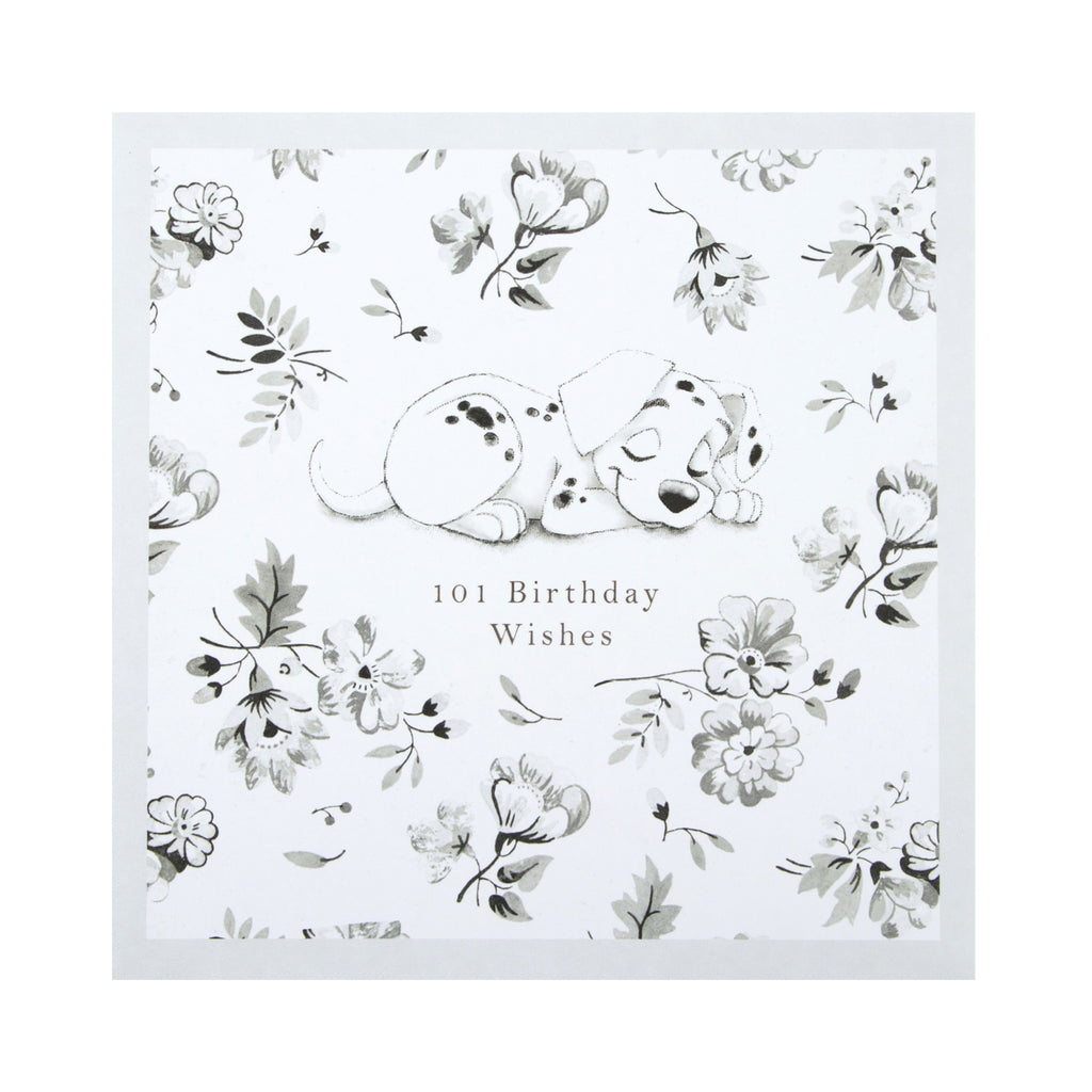 Birthday Card - Cute Disney 101 Dalmatians Design