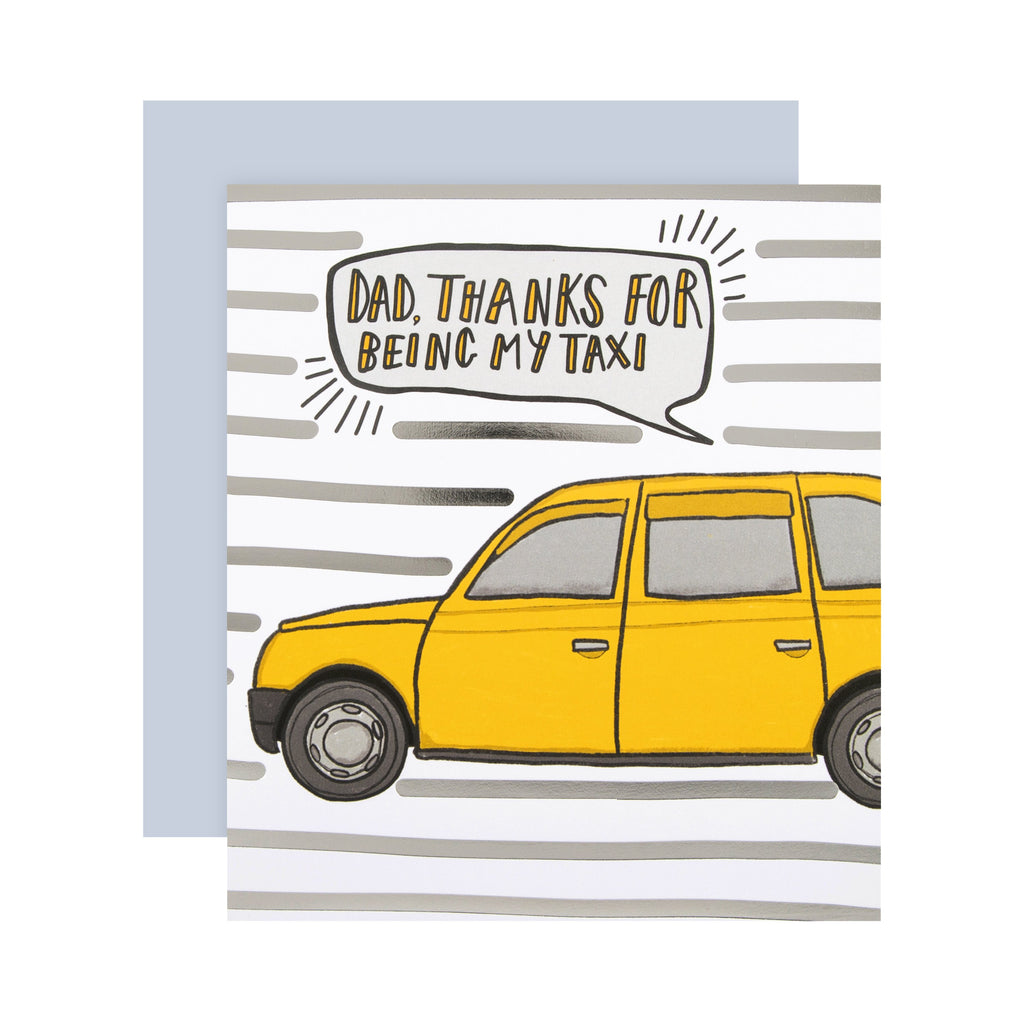 Father's Day Card for Dad - Dad's Taxi Design