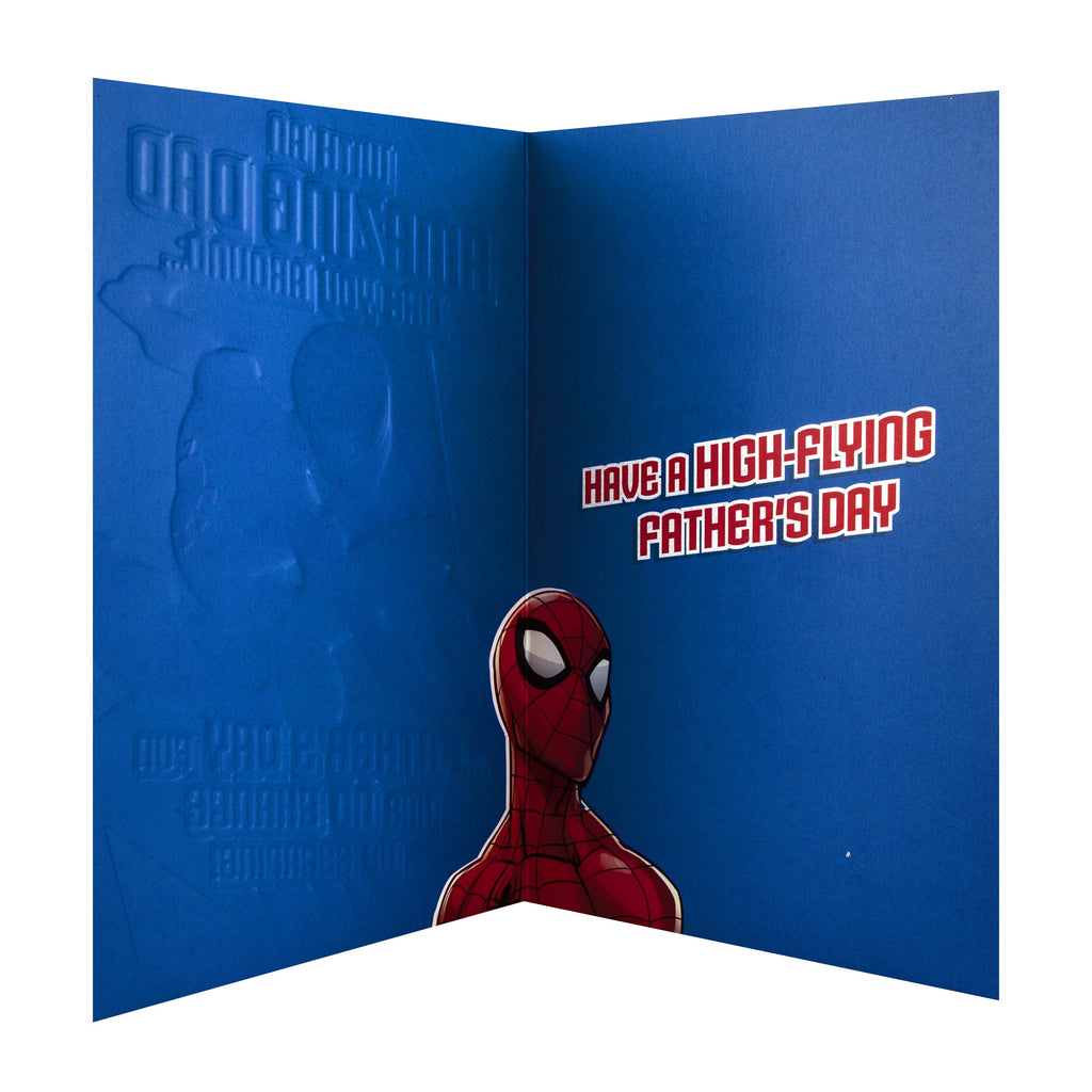 Father's Day Card for Dad - Marvel Spider-Man Design