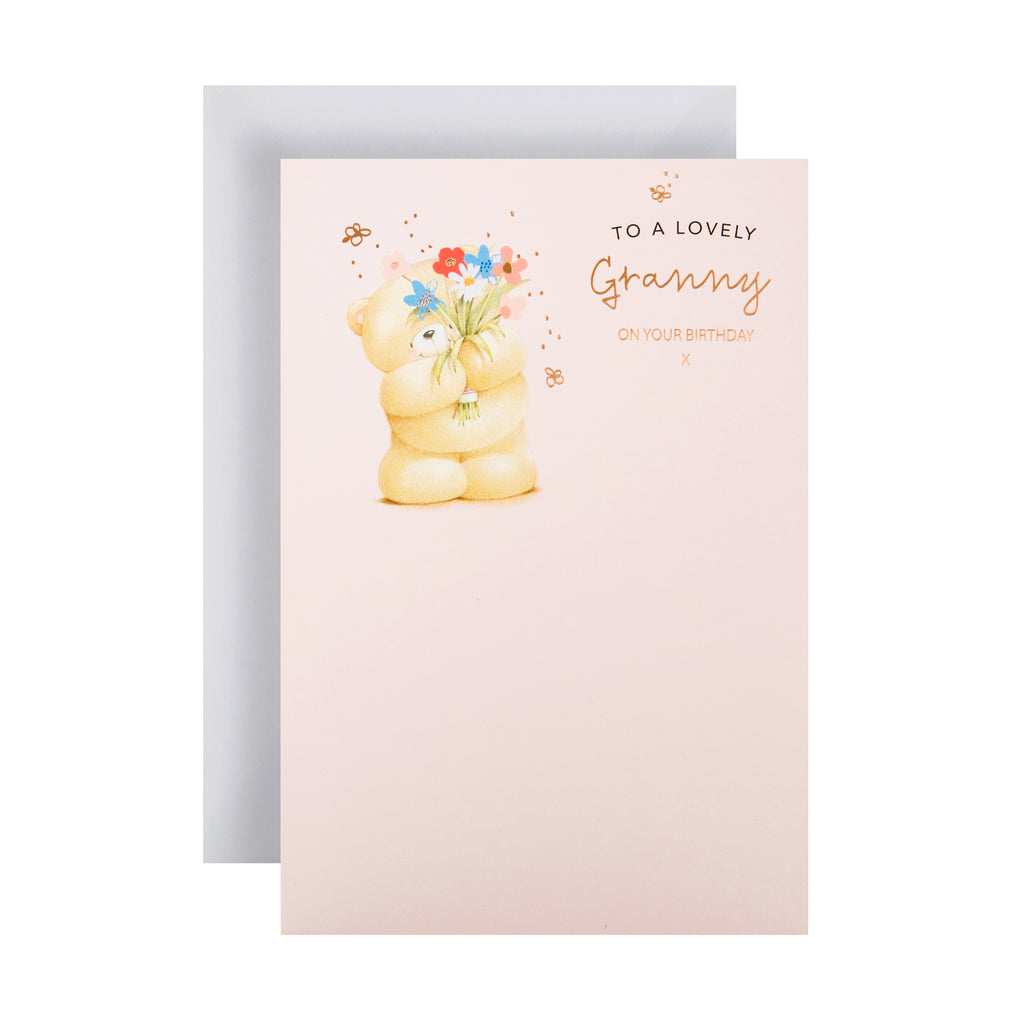 Birthday Card for Granny - Cute Forever Friends Design