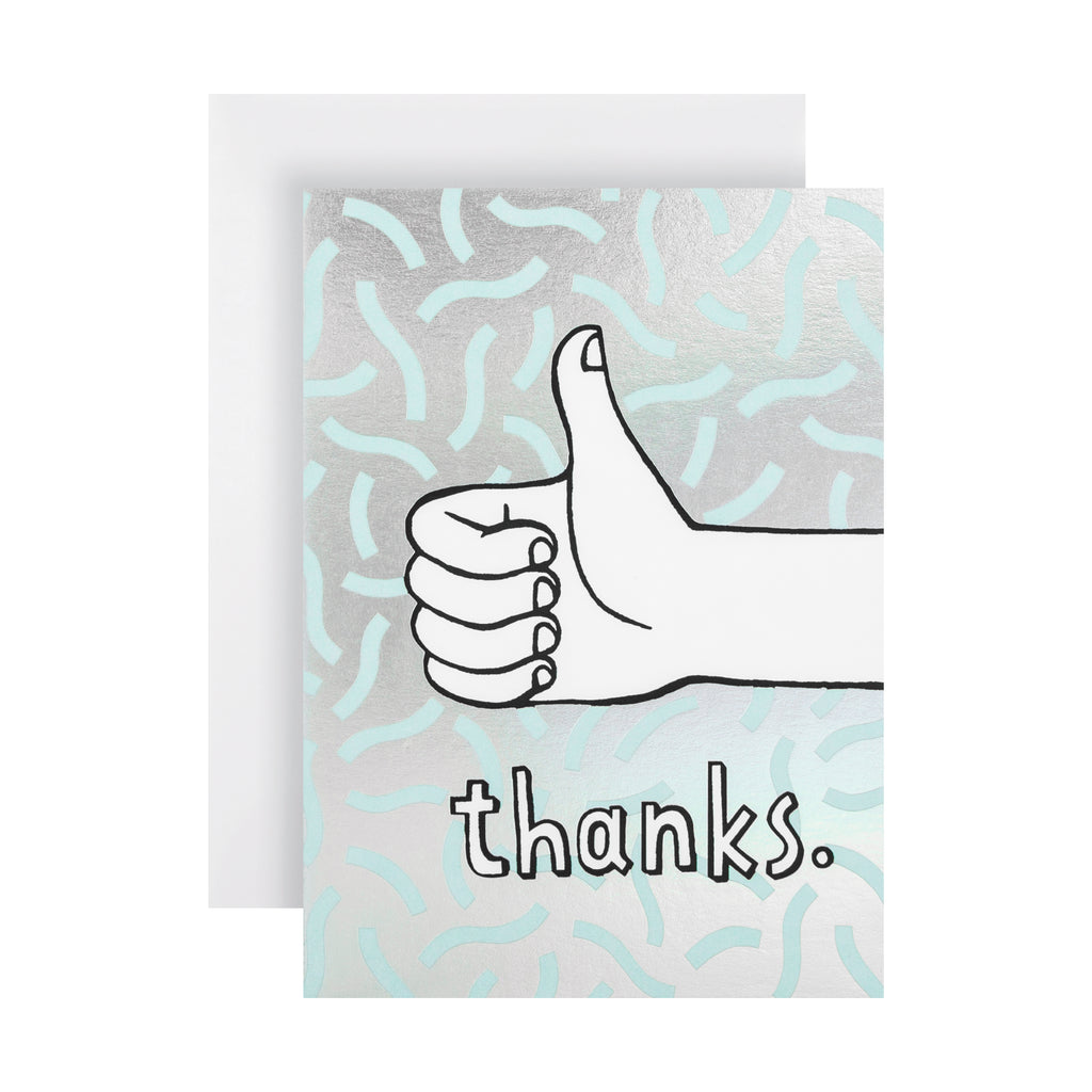 Thank You Card from The Hallmark Studio - Thumbs-Up Design